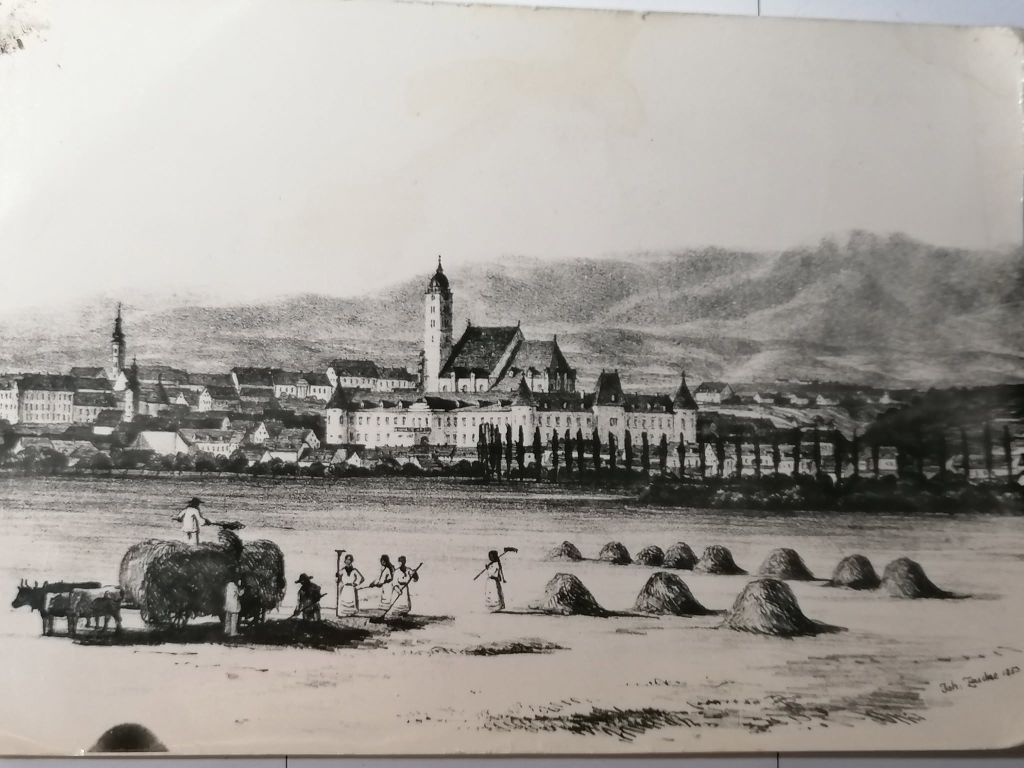 Slika. Zagreb 1853. godine. Litografija J. Zaschea (MGZ)